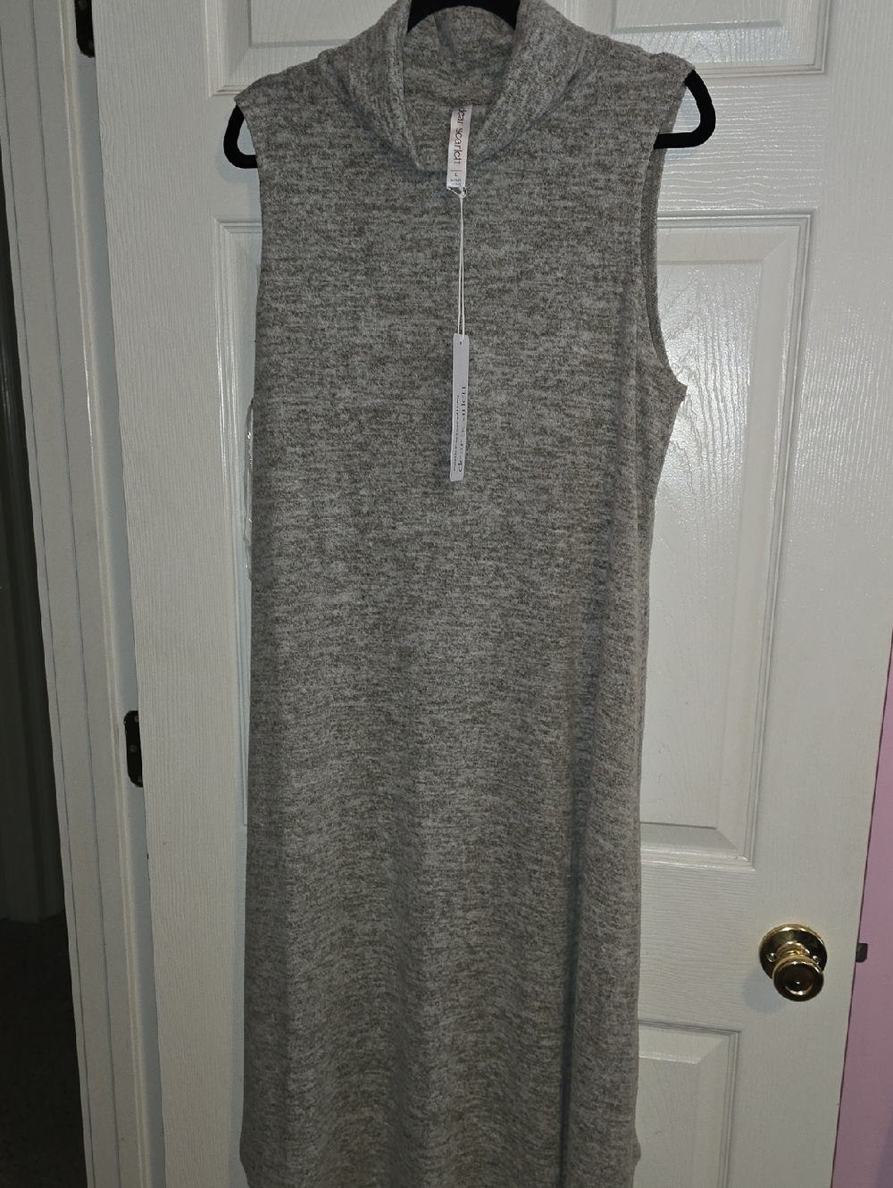 Scarlett‎ Sleeveless Midi Dress in Heather Gray